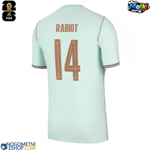 Moški Nogometni dresi Francija Adrien Rabiot #14 Gostujoči SP 2026 Kratek Rokav